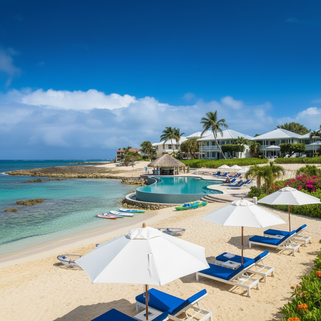 view of the resort from the side